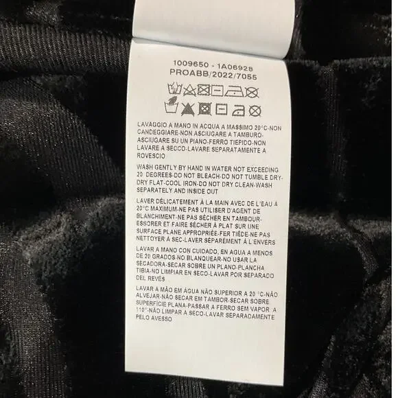 Versace Velvet Black Wide Leg Pants Size 38 IT / US 2 - Picture 6 of 6